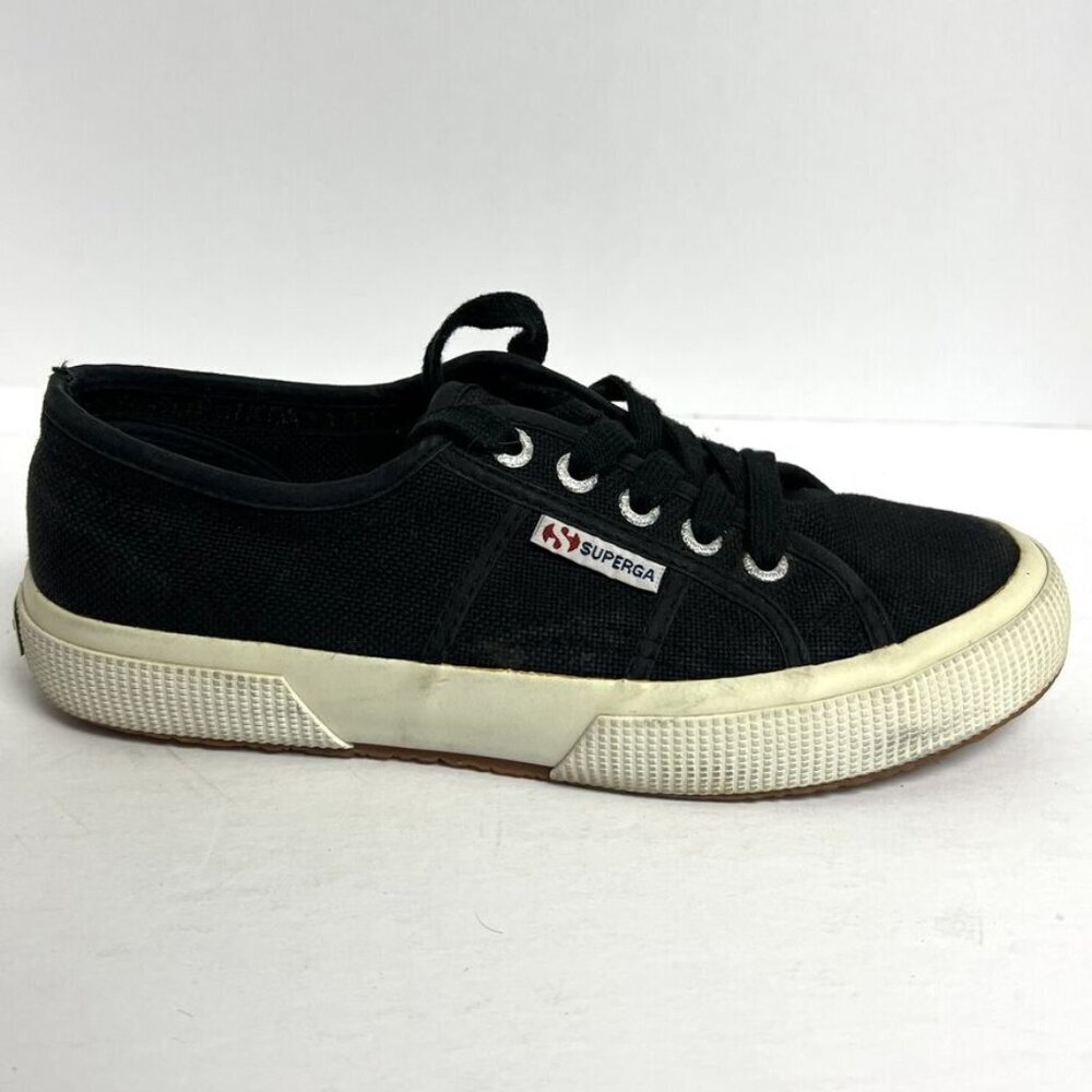 Superga Womens 2750 Cotu Classic Sneaker Black 6.5 M